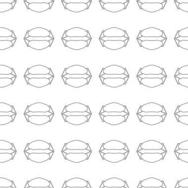 Geometrik soyut dikişsiz desen, vektör illüstrasyonu