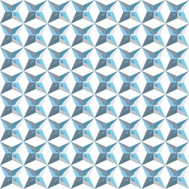 Geometrik soyut dikişsiz desen, vektör illüstrasyonu