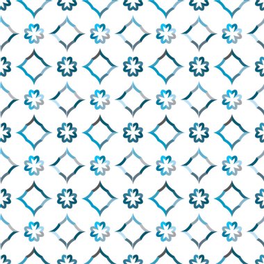 soyut geometrik dikişsiz desen, vektör illüstrasyonu