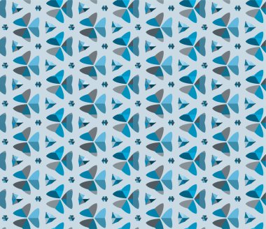 Geometrik soyut dikişsiz desen, vektör illüstrasyonu