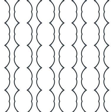 Geometrik soyut dikişsiz desen, vektör illüstrasyonu