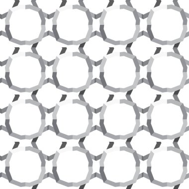 Geometrik soyut dikişsiz desen, vektör illüstrasyonu