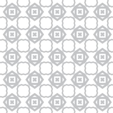 Geometrik soyut dikişsiz desen, vektör illüstrasyonu