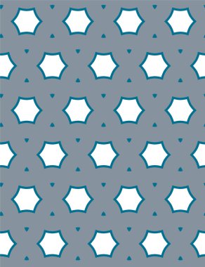 Geometrik soyut dikişsiz desen, vektör illüstrasyonu