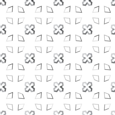 Geometrik soyut dikişsiz desen, vektör illüstrasyonu