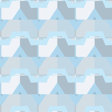 Geometrik soyut dikişsiz desen, vektör illüstrasyonu