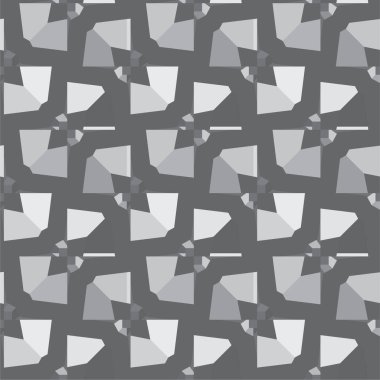 Geometrik soyut dikişsiz desen, vektör illüstrasyonu
