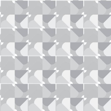 Geometrik şekilli kusursuz desen vektör çizimi