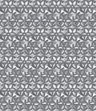 Geometrik şekilli kusursuz desen vektör çizimi