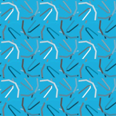 Geometrik şekilli kusursuz desen vektör çizimi