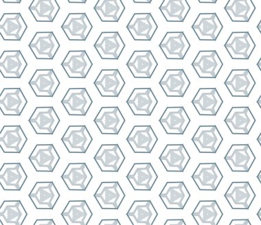 Geometrik soyut dikişsiz desen, vektör illüstrasyonu