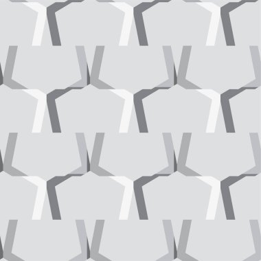 Geometrik soyut dikişsiz desen, vektör illüstrasyonu