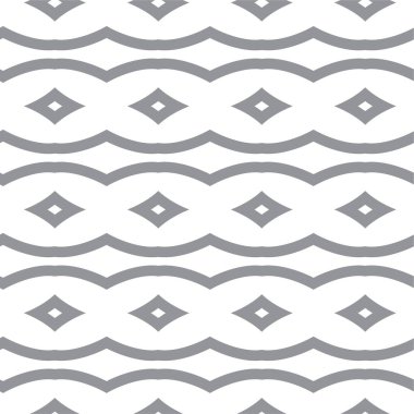 soyut geometrik dikişsiz desen, vektör illüstrasyonu