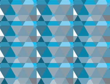 Geometrik soyut dikişsiz desen, vektör illüstrasyonu