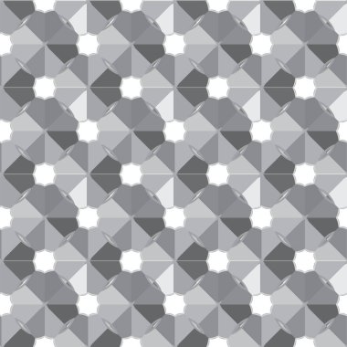 Geometrik yinelenen süs vektör deseni. Pastel tonları olan kusursuz tasarım dokusu