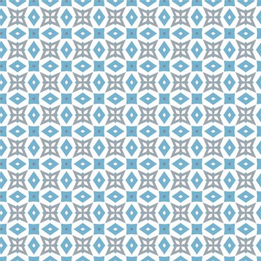 Geometrik soyut dikişsiz desen, vektör illüstrasyonu