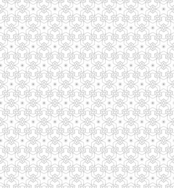 Geometrik soyut dikişsiz desen, vektör illüstrasyonu