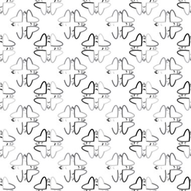 Geometrik soyut dikişsiz desen, vektör illüstrasyonu