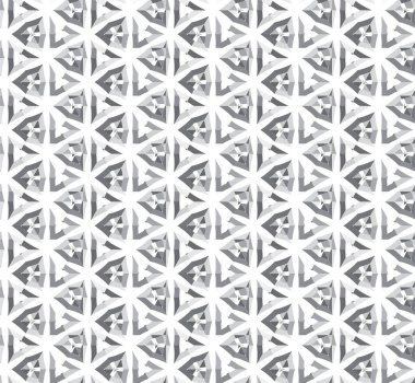Geometrik soyut dikişsiz desen, vektör illüstrasyonu
