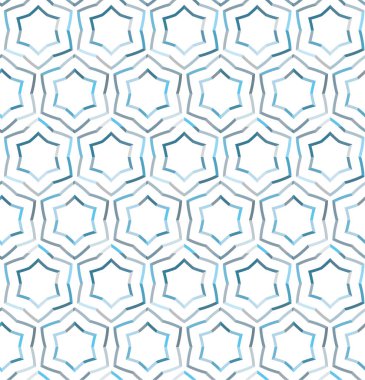 Geometrik soyut dikişsiz desen, vektör illüstrasyonu