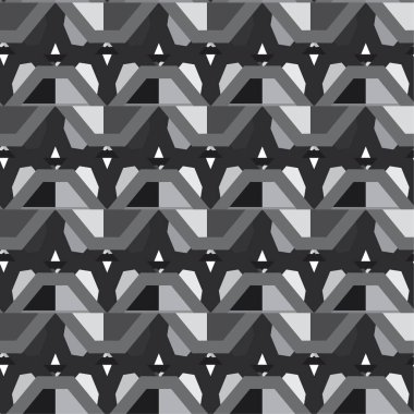 soyut geometrik dikişsiz desen, vektör illüstrasyonu