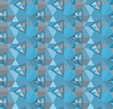 Geometrik soyut dikişsiz desen, vektör illüstrasyonu