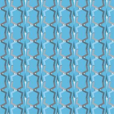 Geometrik soyut dikişsiz desen, vektör illüstrasyonu