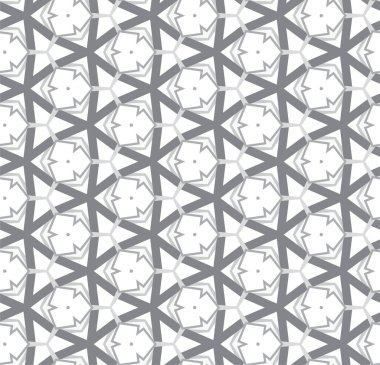 Geometrik soyut dikişsiz desen, vektör illüstrasyonu