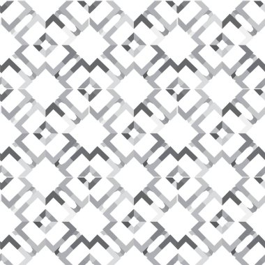 Geometrik soyut dikişsiz desen, vektör illüstrasyonu