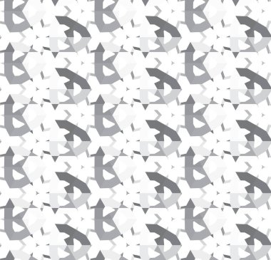 Geometrik soyut dikişsiz desen, vektör illüstrasyonu