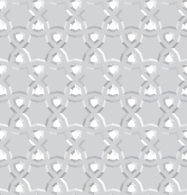 Geometrik soyut dikişsiz desen, vektör illüstrasyonu