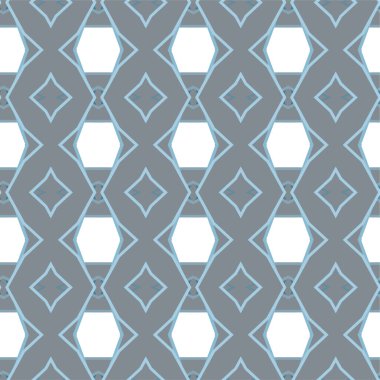 Geometrik soyut dikişsiz desen, vektör illüstrasyonu