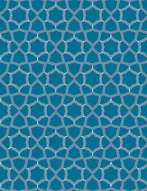 Geometrik soyut dikişsiz desen, vektör illüstrasyonu