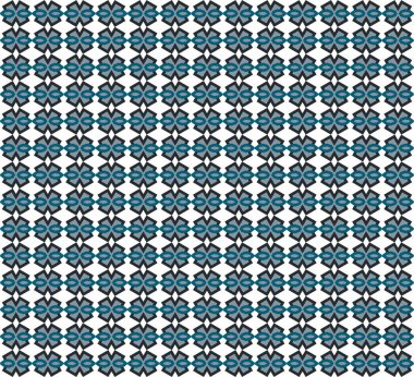 Geometrik soyut dikişsiz desen, vektör illüstrasyonu