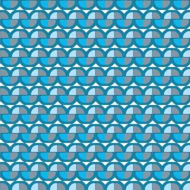 Geometrik soyut dikişsiz desen, vektör illüstrasyonu