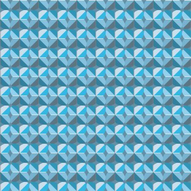 Geometrik şekilli kusursuz desen vektör çizimi  