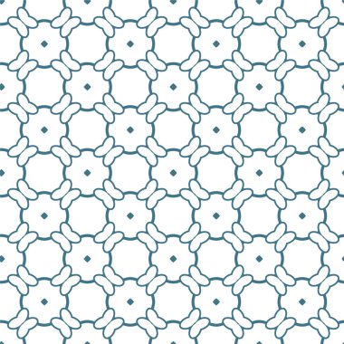 Geometrik soyut dikişsiz desen, vektör illüstrasyonu