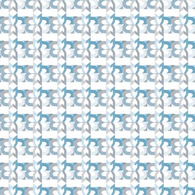 Geometrik soyut dikişsiz desen, vektör illüstrasyonu