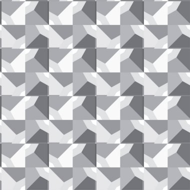 Geometrik soyut dikişsiz desen, vektör illüstrasyonu