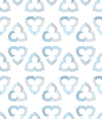 Geometrik soyut dikişsiz desen, vektör illüstrasyonu