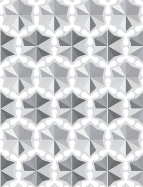 Geometrik yinelenen süs vektör deseni. Kusursuz tasarım dokusu 