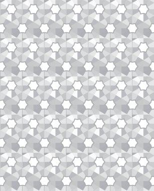 Geometrik soyut dikişsiz desen, vektör illüstrasyonu