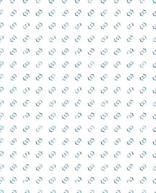 Geometrik soyut dikişsiz desen, vektör illüstrasyonu