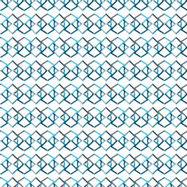 Geometrik şekilli kusursuz desen vektör çizimi
