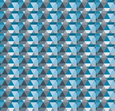 Geometrik soyut dikişsiz desen, vektör illüstrasyonu