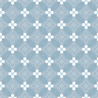 Geometrik şekilli kusursuz desen vektör çizimi