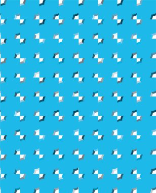 Geometrik soyut dikişsiz desen, vektör illüstrasyonu