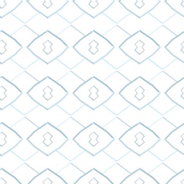 Geometrik soyut dikişsiz desen, vektör illüstrasyonu