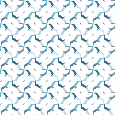 Geometrik soyut dikişsiz desen, vektör illüstrasyonu