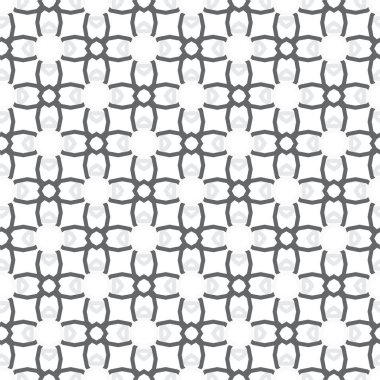 Geometrik soyut dikişsiz desen, vektör illüstrasyonu